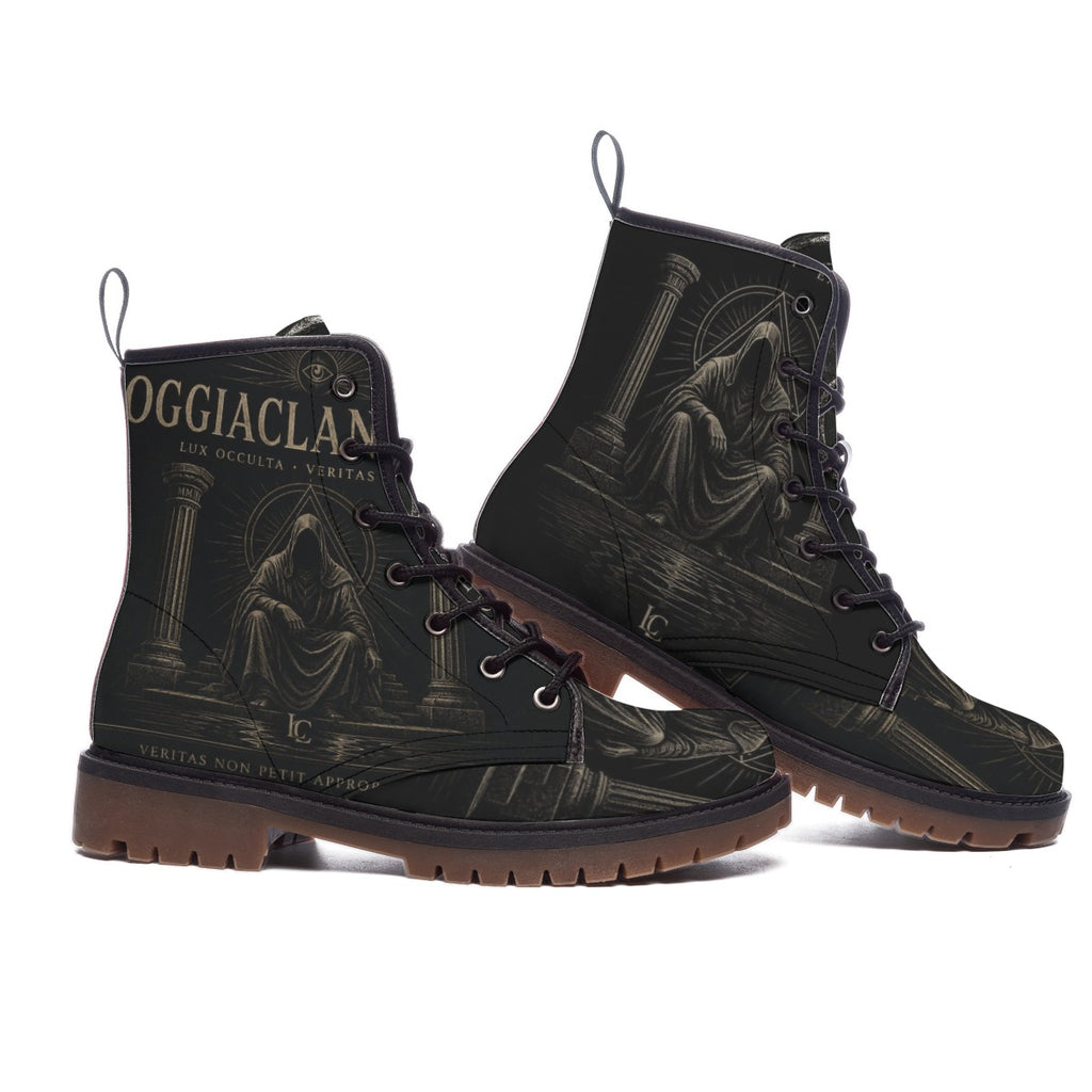 All-Over Print Men's Martin Short Boots