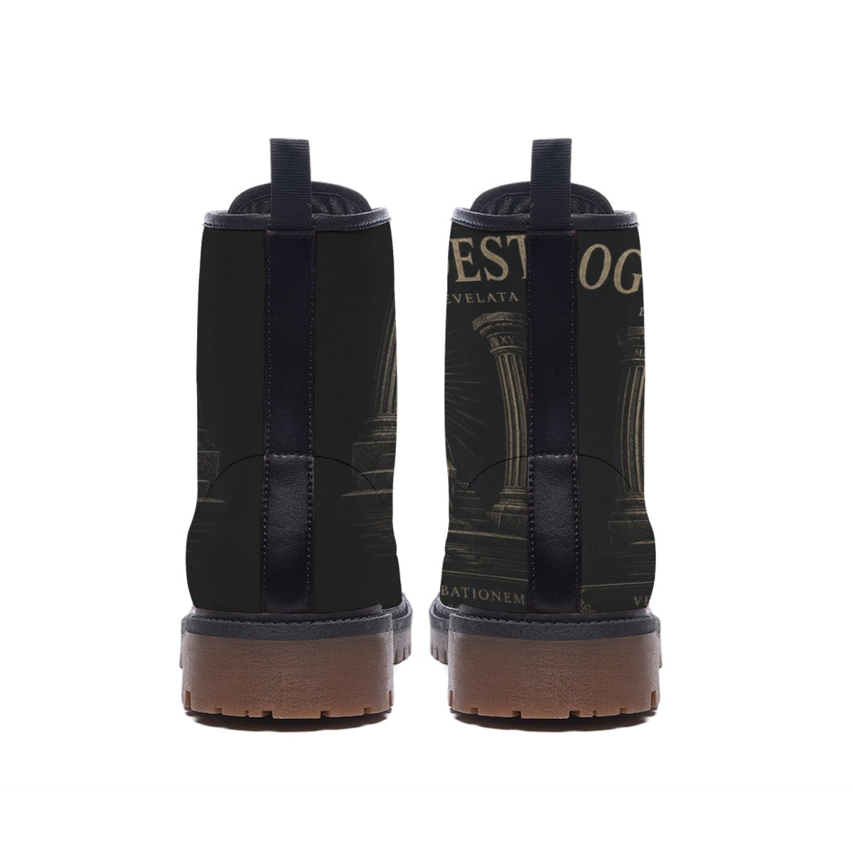 All-Over Print Men's Martin Short Boots