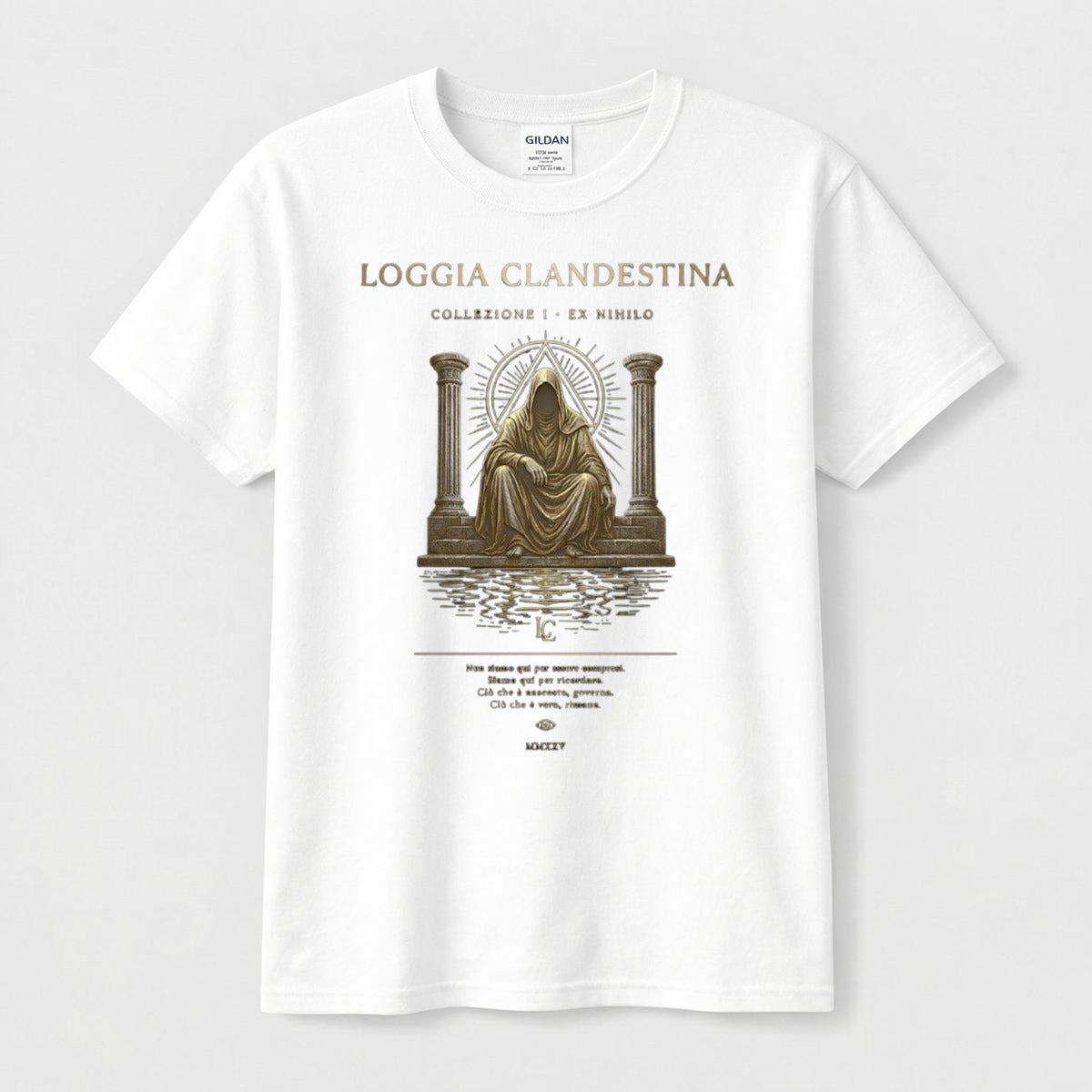 Men's T-Shirt Printed in USA |Gildan 5000 Double DTG